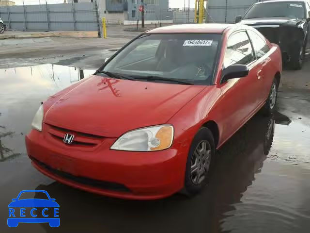 2002 HONDA CIVIC LX 1HGEM21552L077370 зображення 1