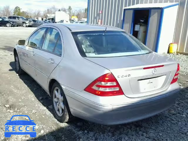 2001 MERCEDES-BENZ C240 WDBRF61J41F126665 image 2