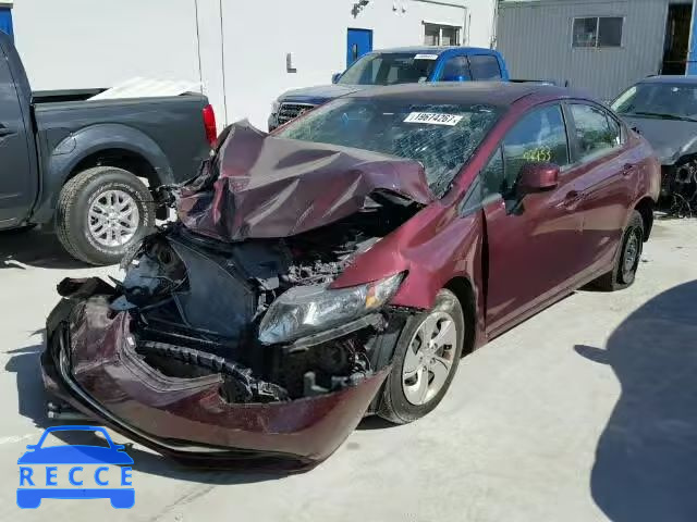 2013 HONDA CIVIC LX 2HGFB2F50DH553527 image 1