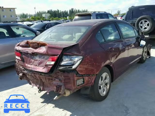 2013 HONDA CIVIC LX 2HGFB2F50DH553527 зображення 3