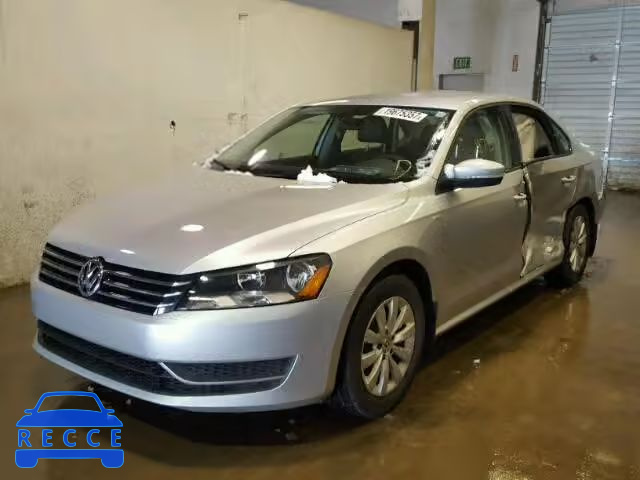 2014 VOLKSWAGEN PASSAT S 1VWAS7A35EC118175 зображення 1