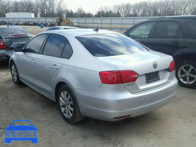 2012 VOLKSWAGEN JETTA SE 3VWDX7AJ9CM111478 image 2