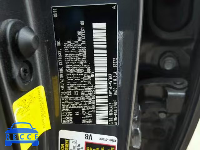 2011 TOYOTA VENZA 4T3BA3BB1BU027521 image 9