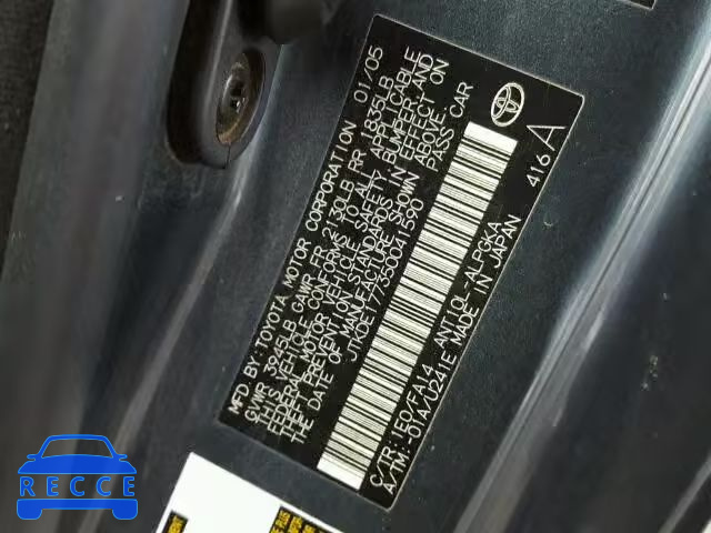 2005 TOYOTA SCION TC JTKDE177350041590 image 9