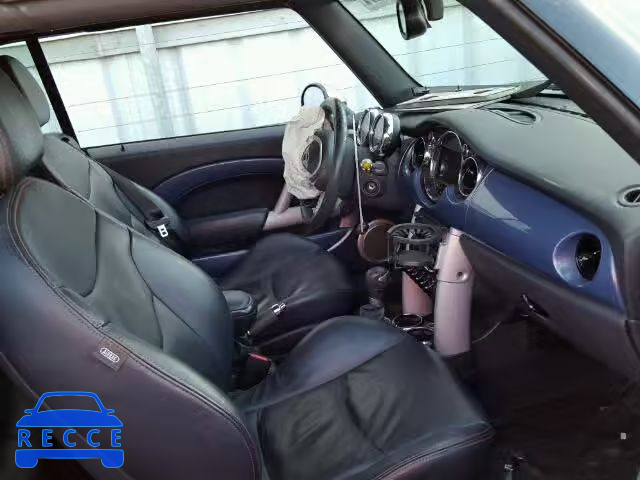 2005 MINI COOPER S WMWRH33445TK55138 image 4