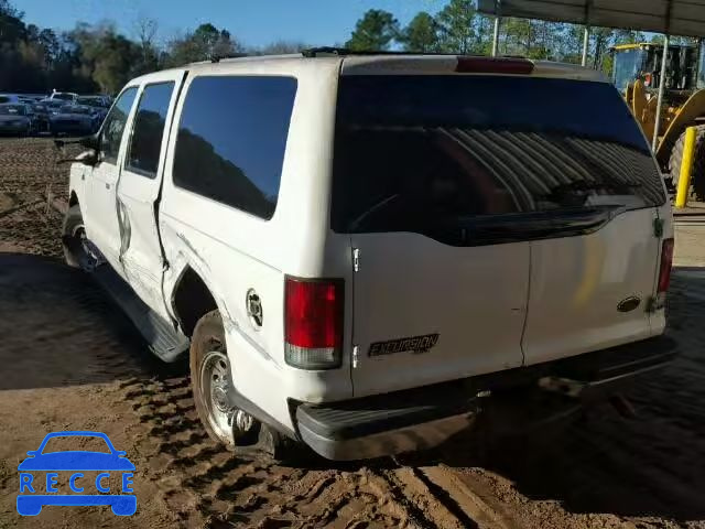 2000 FORD EXCURSION 1FMNU40L3YEC00425 image 2