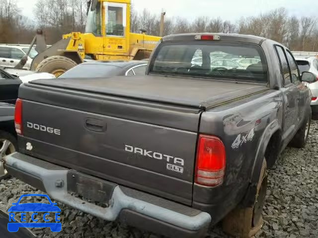 2004 DODGE DAKOTA QUA 1D7HG38K04S697336 image 3