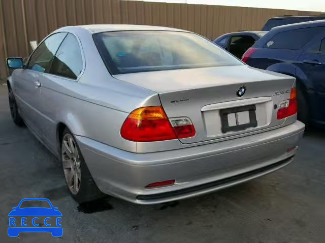 2001 BMW 325CI WBABN33411JW48675 image 2
