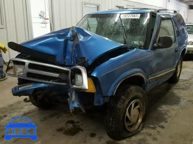 1995 CHEVROLET BLAZER 1GNDT13W0S2240081 image 1