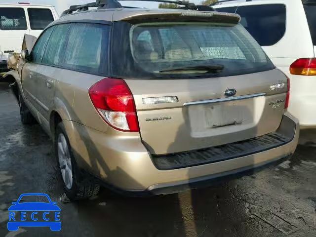 2008 SUBARU OUTBACK 2. 4S4BP62C187360259 зображення 2