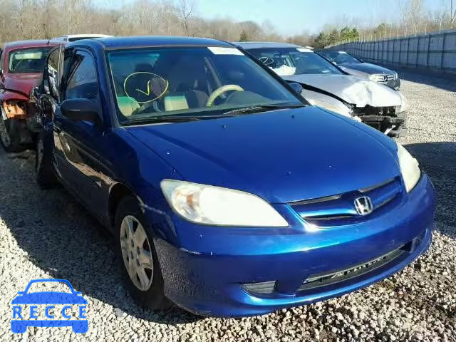 2005 HONDA CIVIC DX V 1HGES16345L021934 image 0