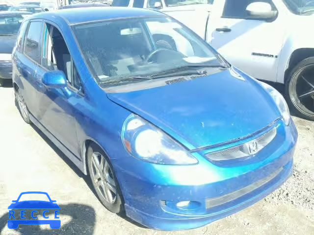 2008 HONDA FIT SPORT JHMGD376X8S026859 image 0