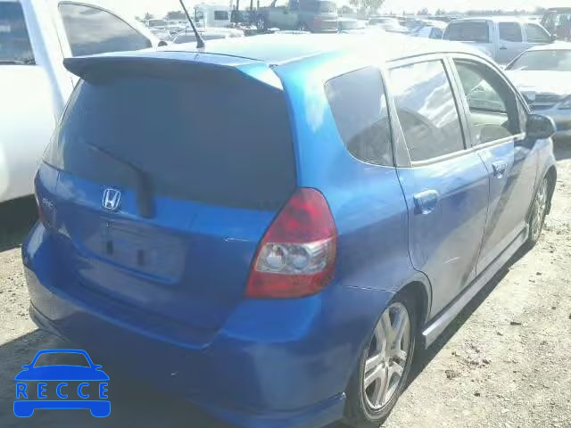 2008 HONDA FIT SPORT JHMGD376X8S026859 image 3