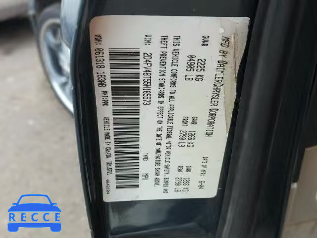 2005 DODGE MAGNUM SE 2D4FV48T55H185573 image 9