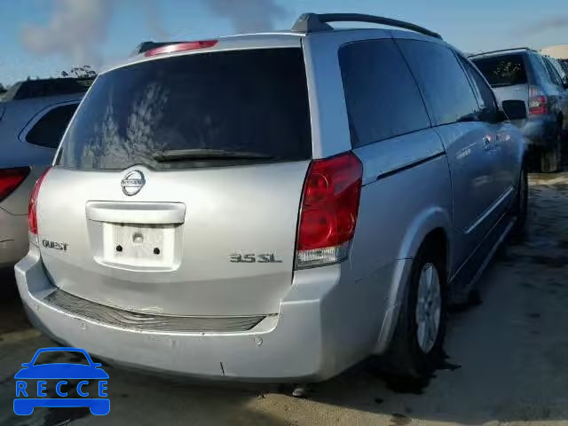 2004 NISSAN QUEST S/SE 5N1BV28U14N314645 image 3