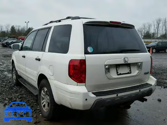 2003 HONDA PILOT EXL 2HKYF18593H593341 image 2