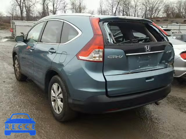 2013 HONDA CR-V EX-L 5J6RM4H75DL013278 image 2