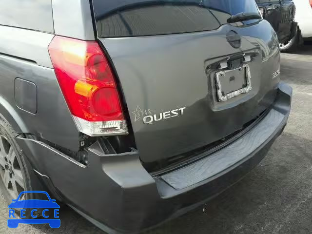2005 NISSAN QUEST S/SE 5N1BV28U15N125334 Bild 8