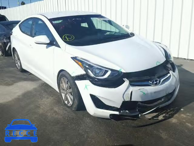 2015 HYUNDAI ELANTRA SE 5NPDH4AE5FH592860 зображення 0