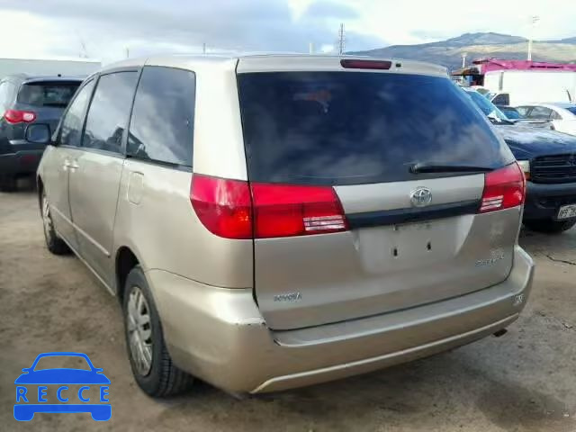2004 TOYOTA SIENNA CE/ 5TDZA23C54S110812 зображення 2