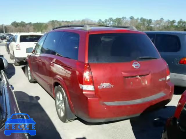 2006 NISSAN QUEST S/SE 5N1BV28U66N123922 зображення 2