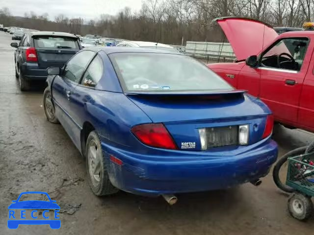 2003 PONTIAC SUNFIRE 1G2JB12FX37186698 зображення 2