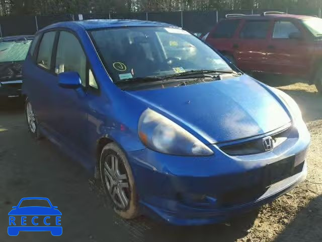 2008 HONDA FIT SPORT JHMGD38678S035467 зображення 0