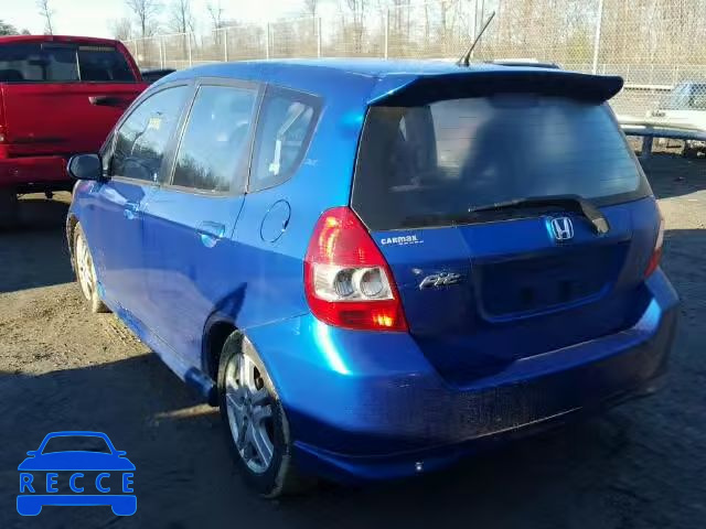 2008 HONDA FIT SPORT JHMGD38678S035467 зображення 2