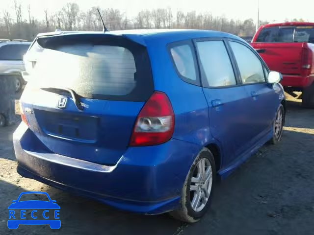 2008 HONDA FIT SPORT JHMGD38678S035467 зображення 3