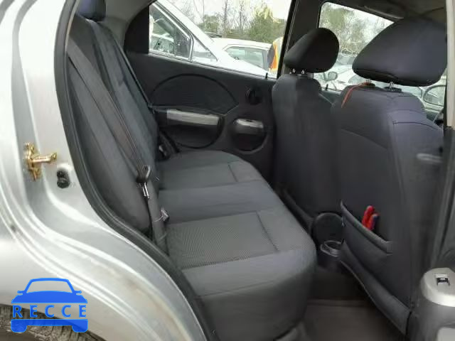 2006 CHEVROLET AVEO LT KL1TG56676B667928 зображення 5