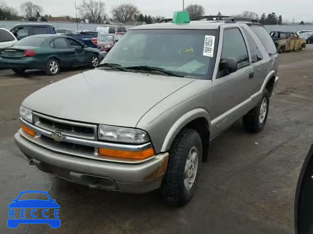 2000 CHEVROLET BLAZER 1GNCT18W1YK162536 Bild 1