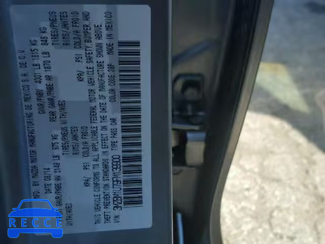 2015 MAZDA MAZDA3 SPO 3MZBM1U79FM139900 image 9