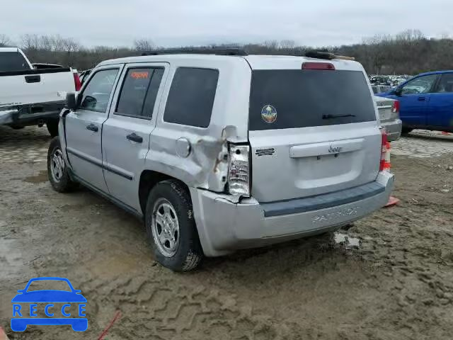 2008 JEEP PATRIOT SP 1J8FT28W68D736833 image 2