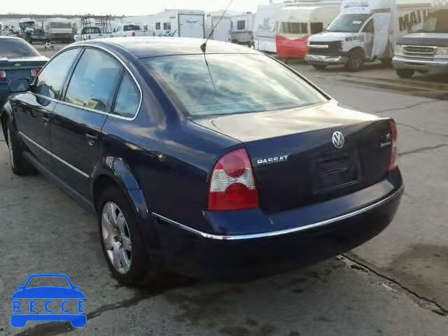 2002 VOLKSWAGEN PASSAT GLX WVWTH63B72P015272 Bild 2