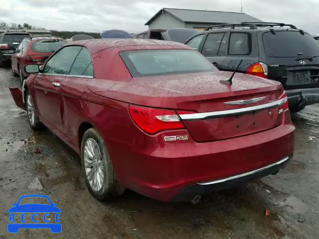 2013 CHRYSLER 200 LIMITE 1C3BCBFG0DN570643 зображення 2