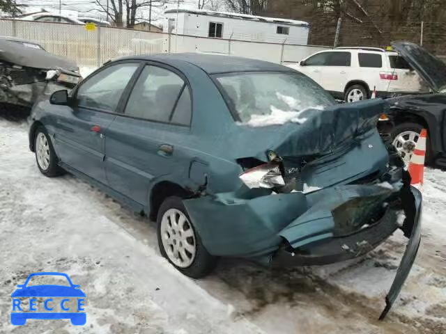 2003 KIA RIO KNADC125536246564 Bild 2