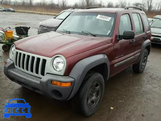 2002 JEEP LIBERTY SP 1J4GL48K12W146551 зображення 1