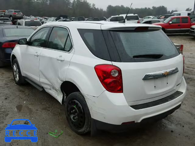 2013 CHEVROLET EQUINOX LS 1GNALBEK6DZ106611 image 2