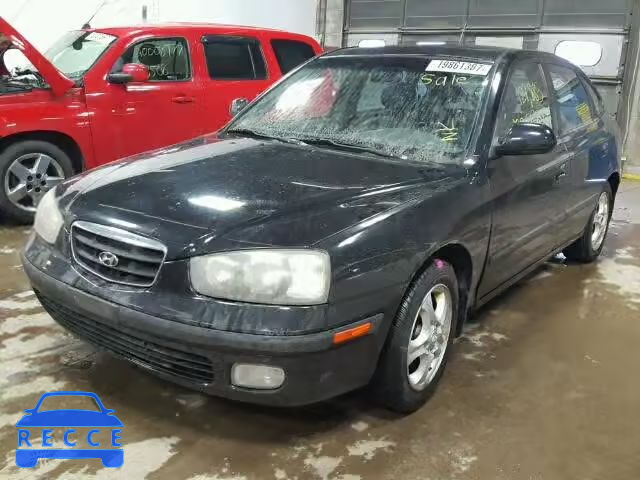 2002 HYUNDAI ELANTRA GL KMHDN55D12U052644 image 1
