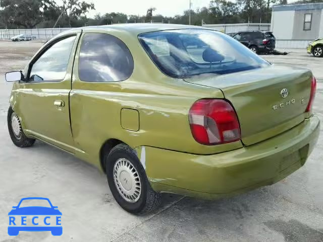2000 TOYOTA ECHO JTDAT1234Y0004220 image 2