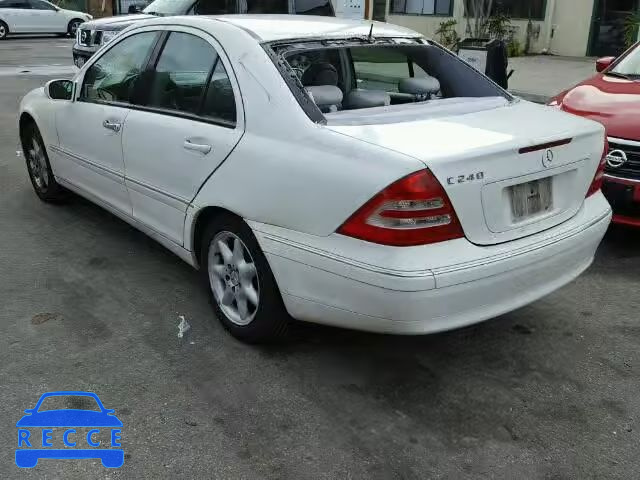 2002 MERCEDES-BENZ C240 WDBRF61J62F266721 зображення 2