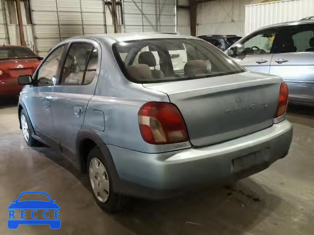 2000 TOYOTA ECHO JTDBT1233Y0068043 image 2