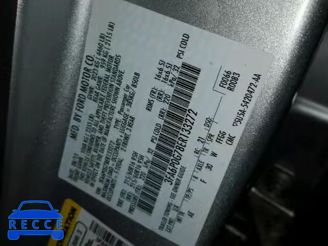 2014 FORD FUSION S 3FA6P0G78ER133272 image 9