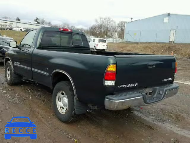 2002 TOYOTA TUNDRA SR5 5TBKT44182S276946 image 2