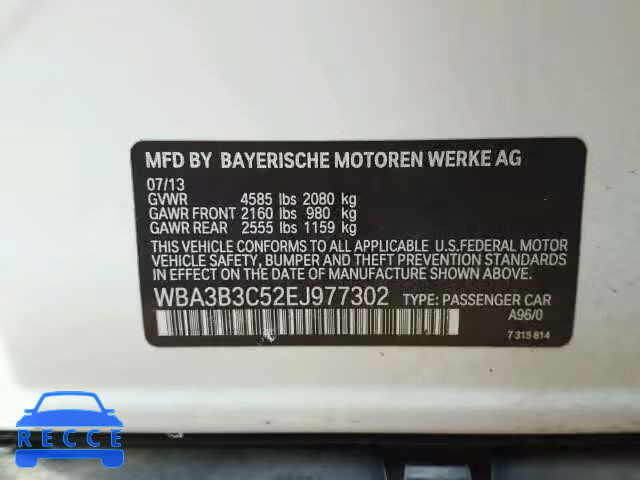 2014 BMW 328XI WBA3B3C52EJ977302 image 9