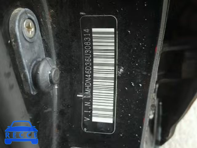 2006 HYUNDAI ELANTRA GL KMHDN46D36U308314 image 9