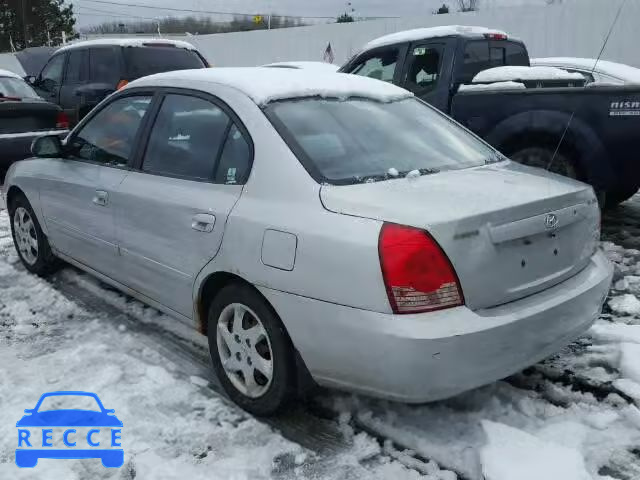 2006 HYUNDAI ELANTRA GL KMHDN46D16U293795 image 2
