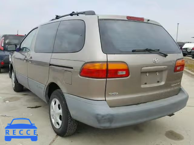 1999 TOYOTA SIENNA LE/ 4T3ZF13C5XU151309 зображення 2