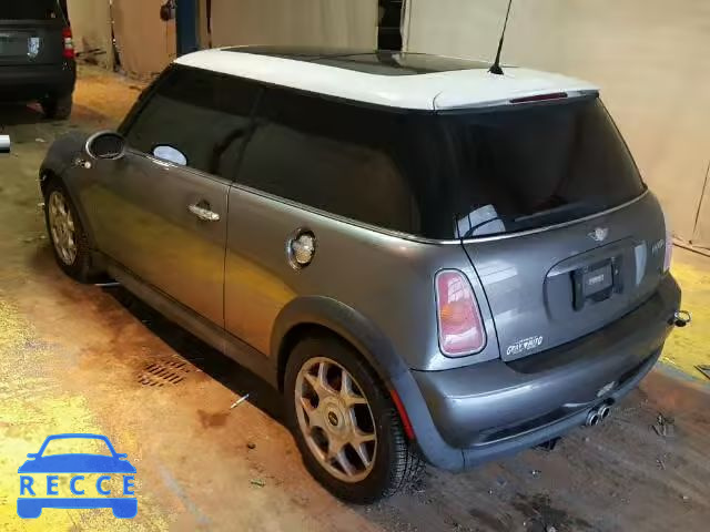 2004 MINI COOPER S WMWRE33474TD77597 image 2
