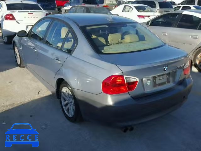 2007 BMW 328I WBAVA37507NE27102 зображення 2